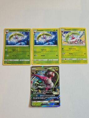 Pokemon Steenee And Tsareena Cards